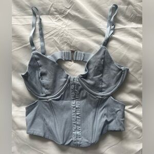 Garage Bianca Cut-Out Corset.